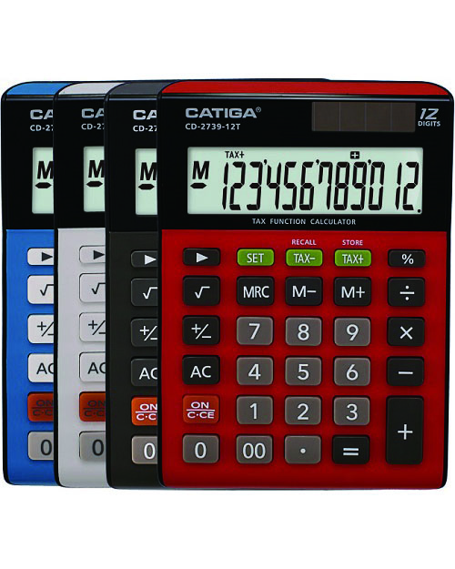 12 Digits Tax Function Calculator
